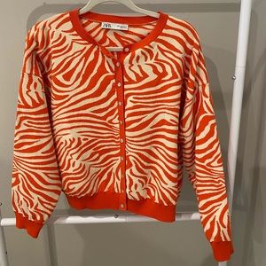 Zebra cardigan